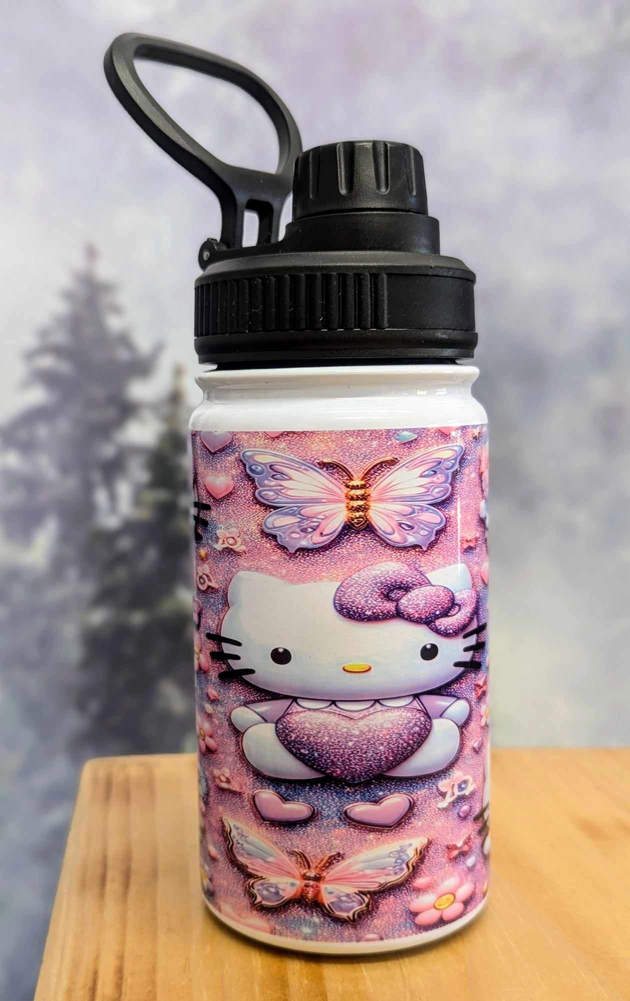 Gourde isotherme sport anti-fuite 12 onces - Kitty